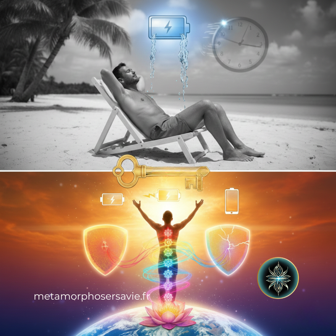 Reposer son énergie vitale : pourquoi le repos seul ne suffit plus après 45 ans (et comment l’énergétique change la donne) 😊