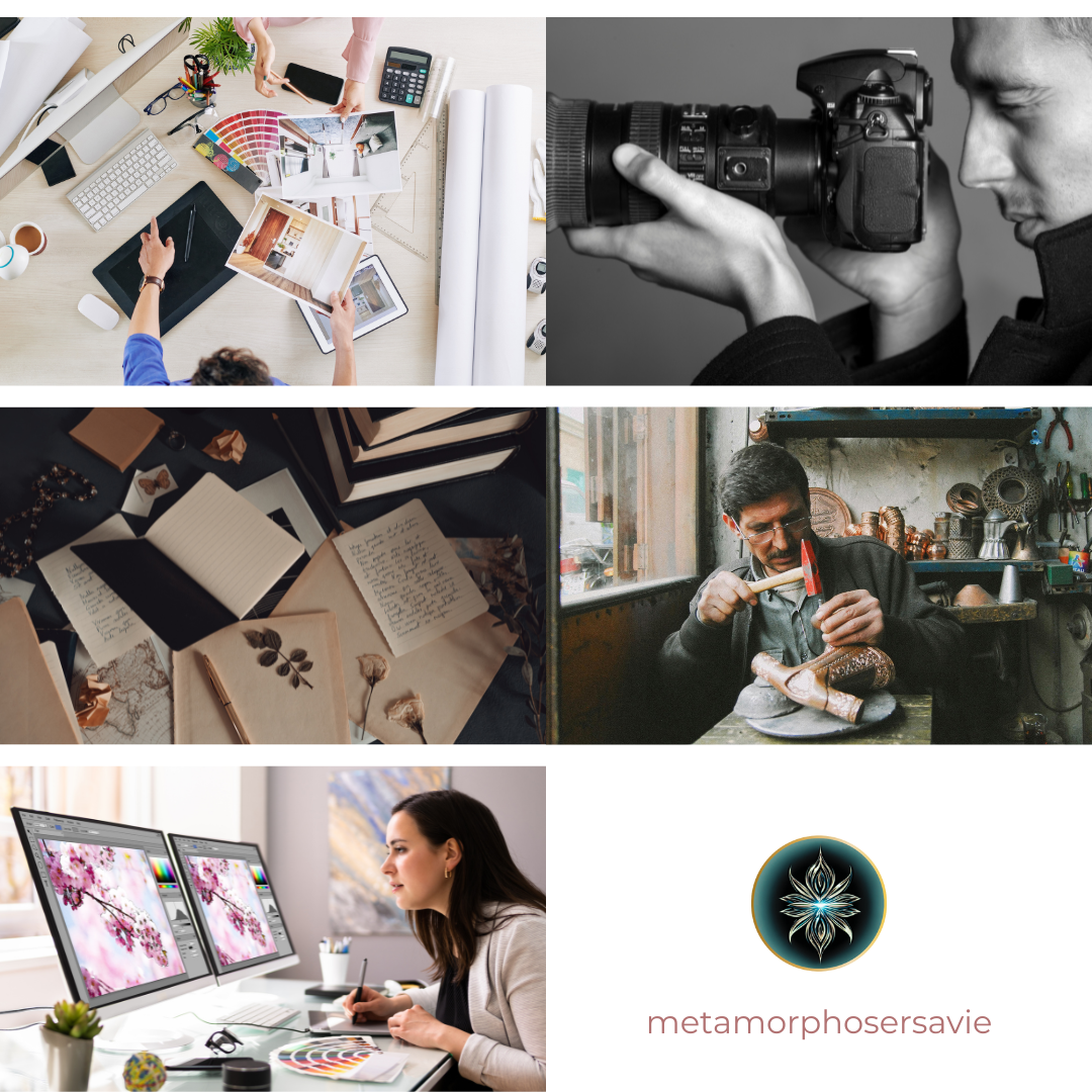 Top 7 métiers créatifs accessibles après 45 ans 🎨